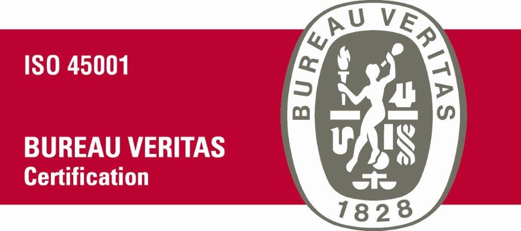 Zertifizierungslogos Bureau Veritas ISO45001